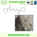 Proveedor de Alibaba China hecho en China Karachi Chemicals CAS NO.120-54-7 C12H20N2S6 Acelerador Acelerador DPTT TRA